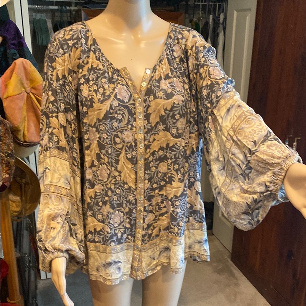 Spell Oasis Blouse in Nightshade